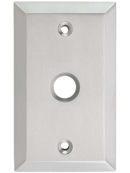 New York Forged-Brass Rosette in Satin Nickel.